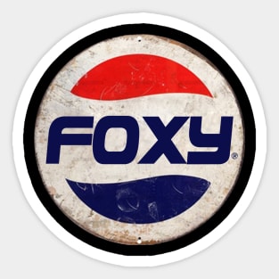 Foxy or Pepsi Sticker